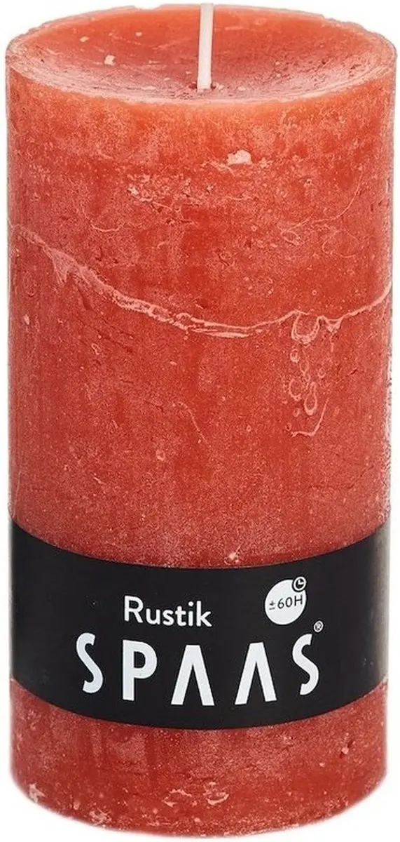 Spaas rustieke cilinderkaars/stompkaars