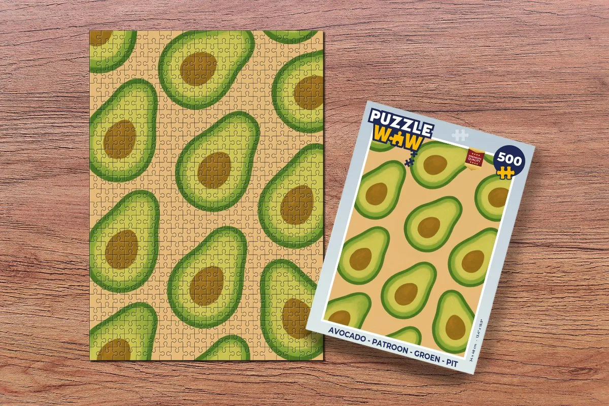 PuzzleWow Avocado Legpuzzel 500 Stuks - MPN 8721374600444