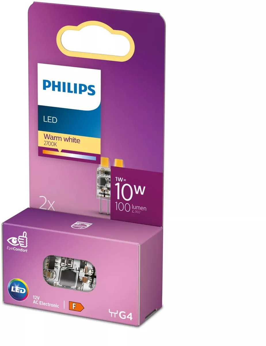 Philips LED Capsule G4 10W Warmwit