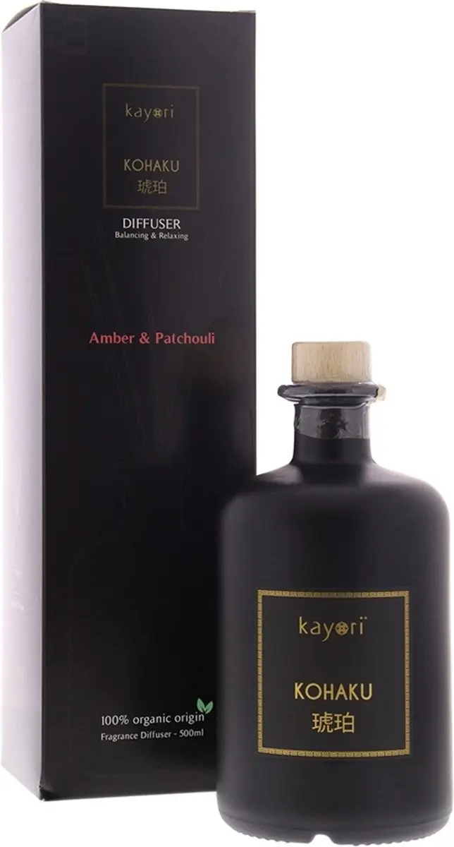 Kayori Kohaku Geurstokjes Diffuser 500ml - Wit - afbeelding 4 van 5