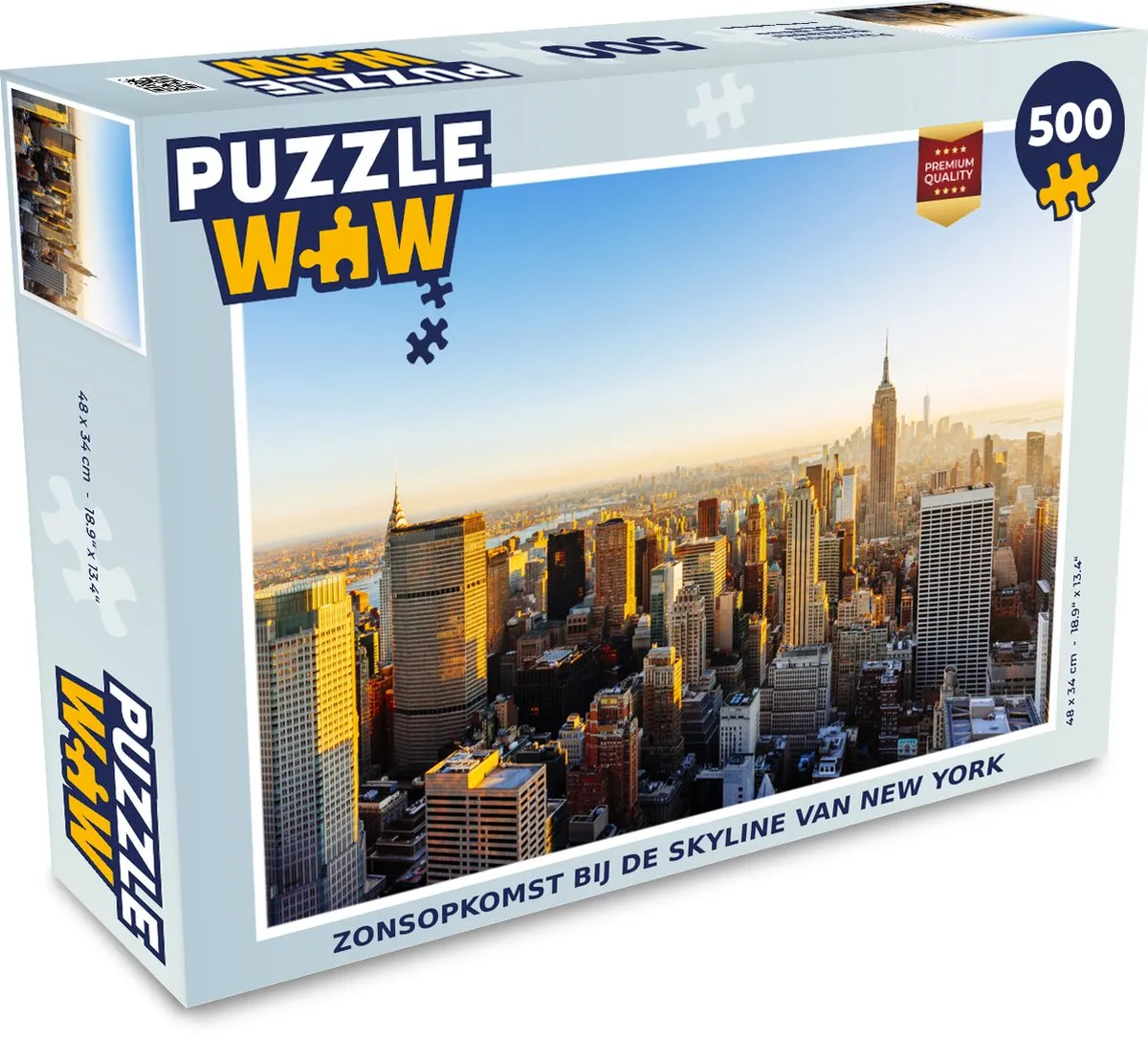 PuzzleWow New York Skyline Legpuzzel 500 Stuks