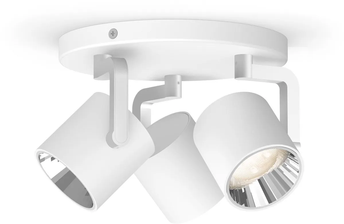 Philips Byrl Opbouwspot LED SceneSwitch 3x4,3W - 430 Lumen - Wit