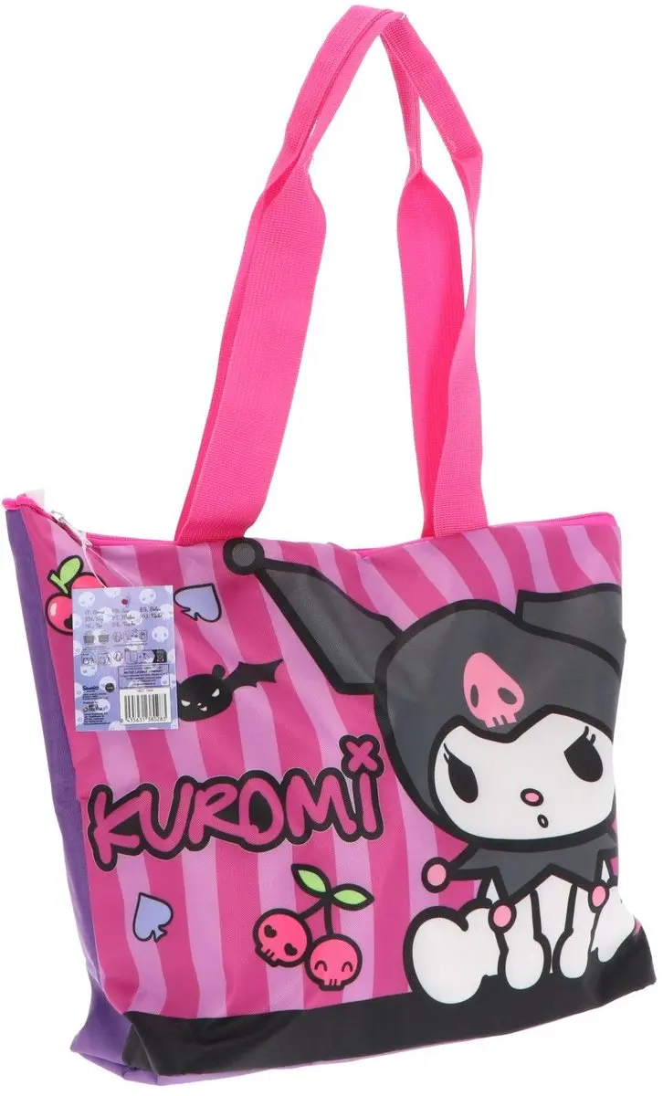 Hello Kitty Kuromi Strandset - Strandlaken & Tas - afbeelding 3 van 5