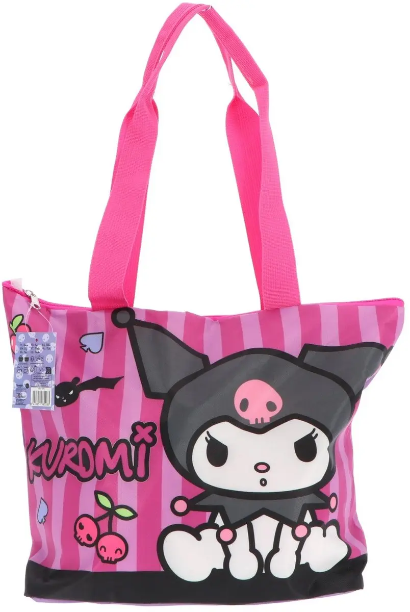 Hello Kitty Kuromi Strandset - Strandlaken & Tas - afbeelding 5 van 5