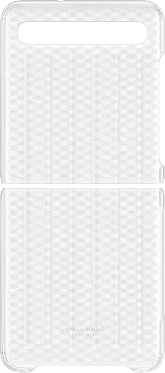 Samsung Galaxy Z Flip EF-QF707CTEGEU Clear Cover - Transparant