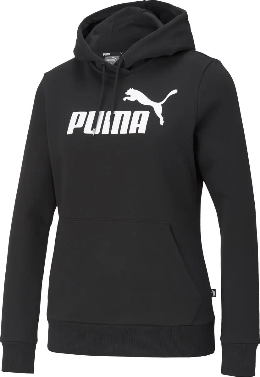 PUMA ESS Logo Hoodie FL Dames Trui
