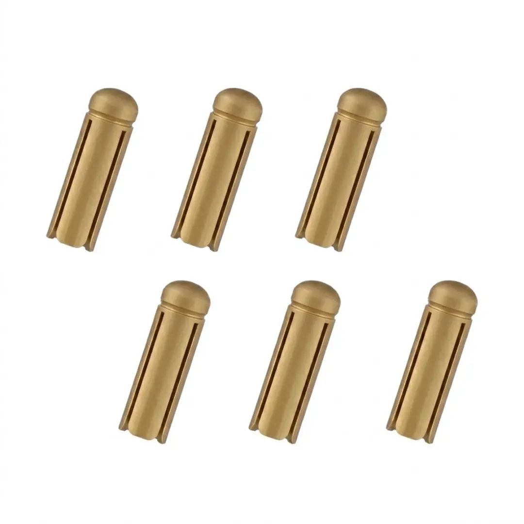 Goudkleurige dart flight beschermers aluminium 6 stuks darts accessoires flight