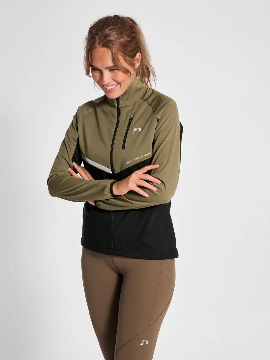 Newline Boston Shell Dames Trainingsjas - XS - Black/Crocodile - afbeelding 5 van 6