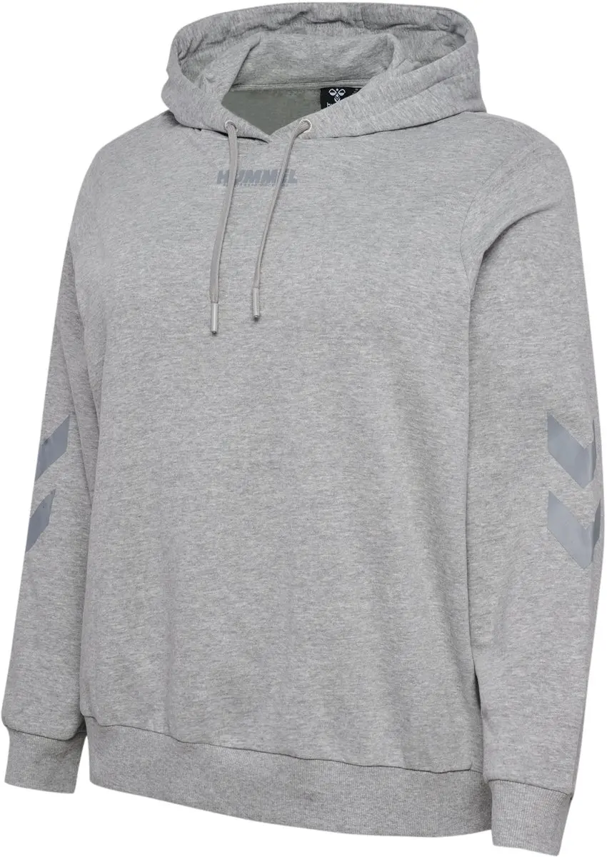 Hummel Legacy Plus Dames Hoodie - Grijs Melange - afbeelding 2 van 6