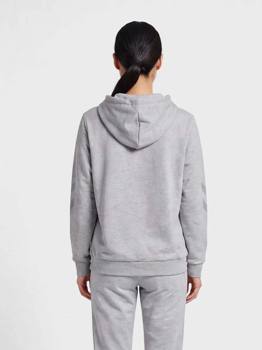 Hummel Legacy Plus Dames Hoodie - Grijs Melange - afbeelding 6 van 6