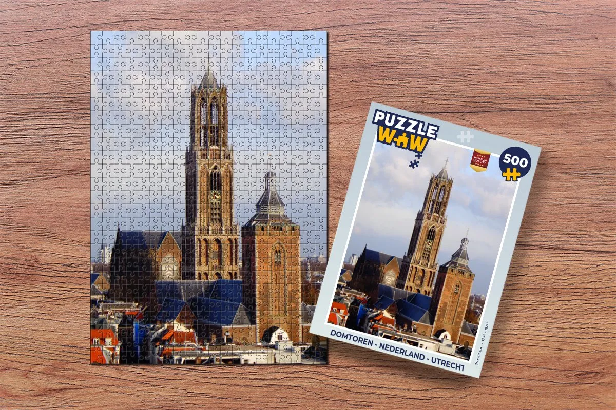 PuzzleWow Domtoren Legpuzzel 500 Stuks - Multicolor