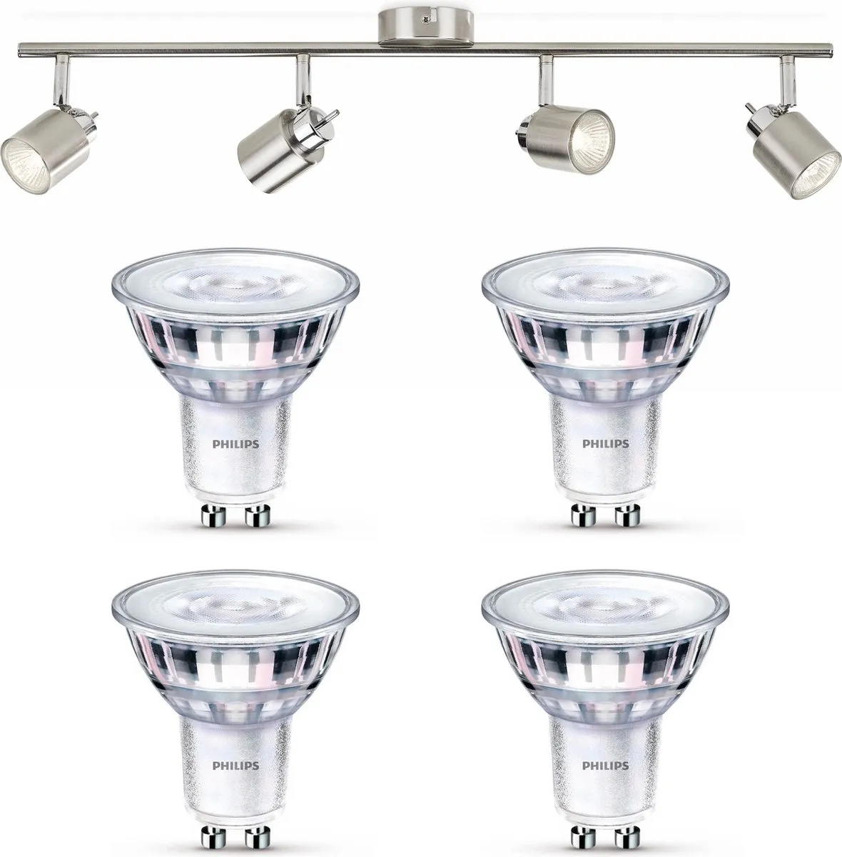 Philips Meranti Opbouwspot 4x GU10 Warmwit