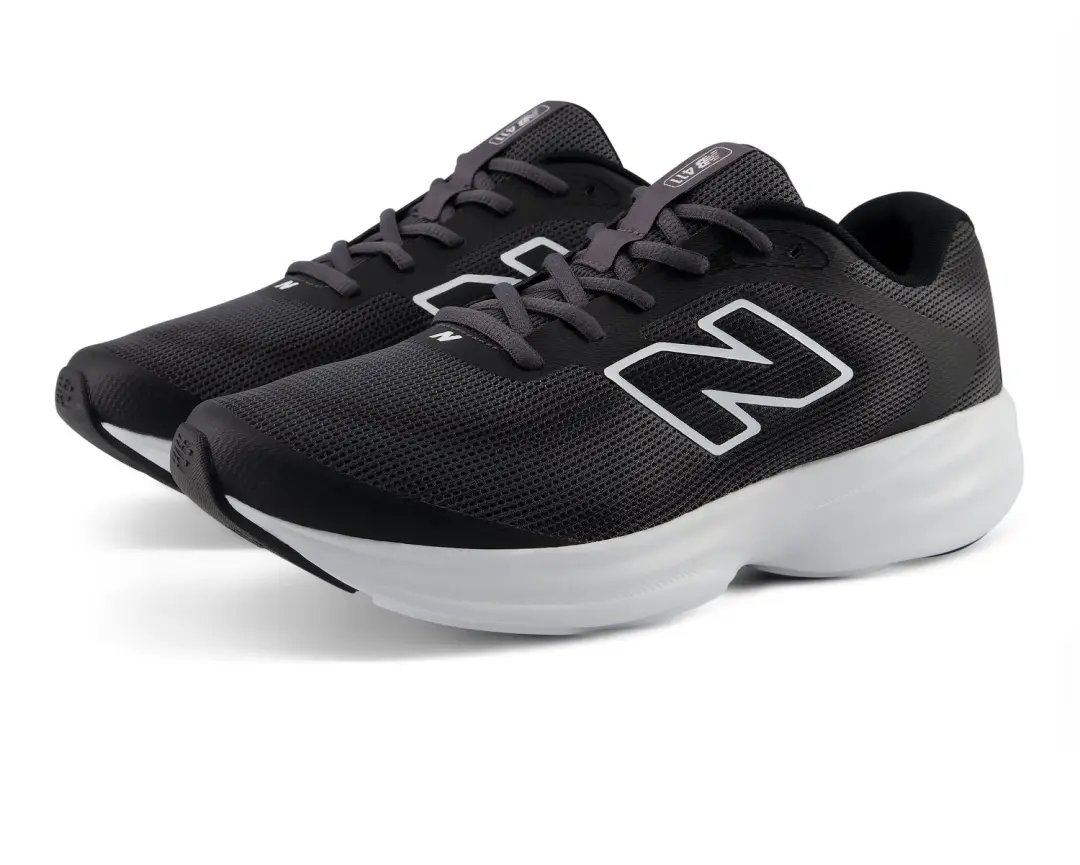 New Balance 411 Heren Sportschoenen - Zwart - afbeelding 6 van 6