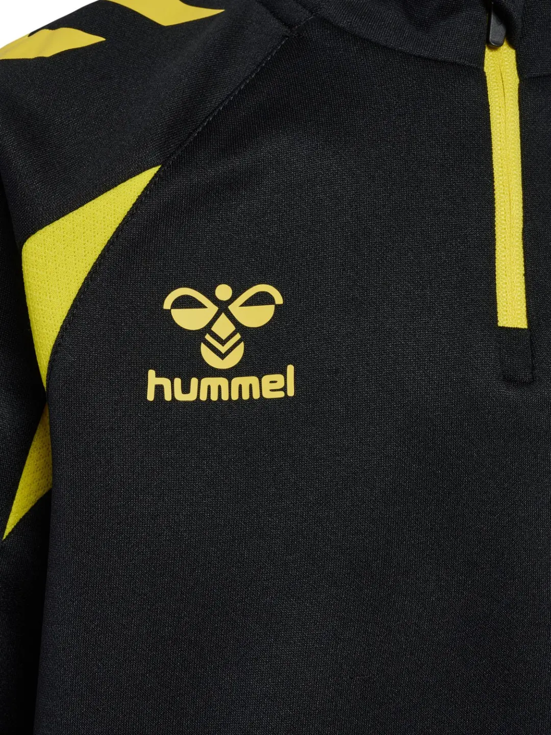 Hummel Core 2.0 Half Zip Kids 164 - Zwart/Geel - afbeelding 6 van 6