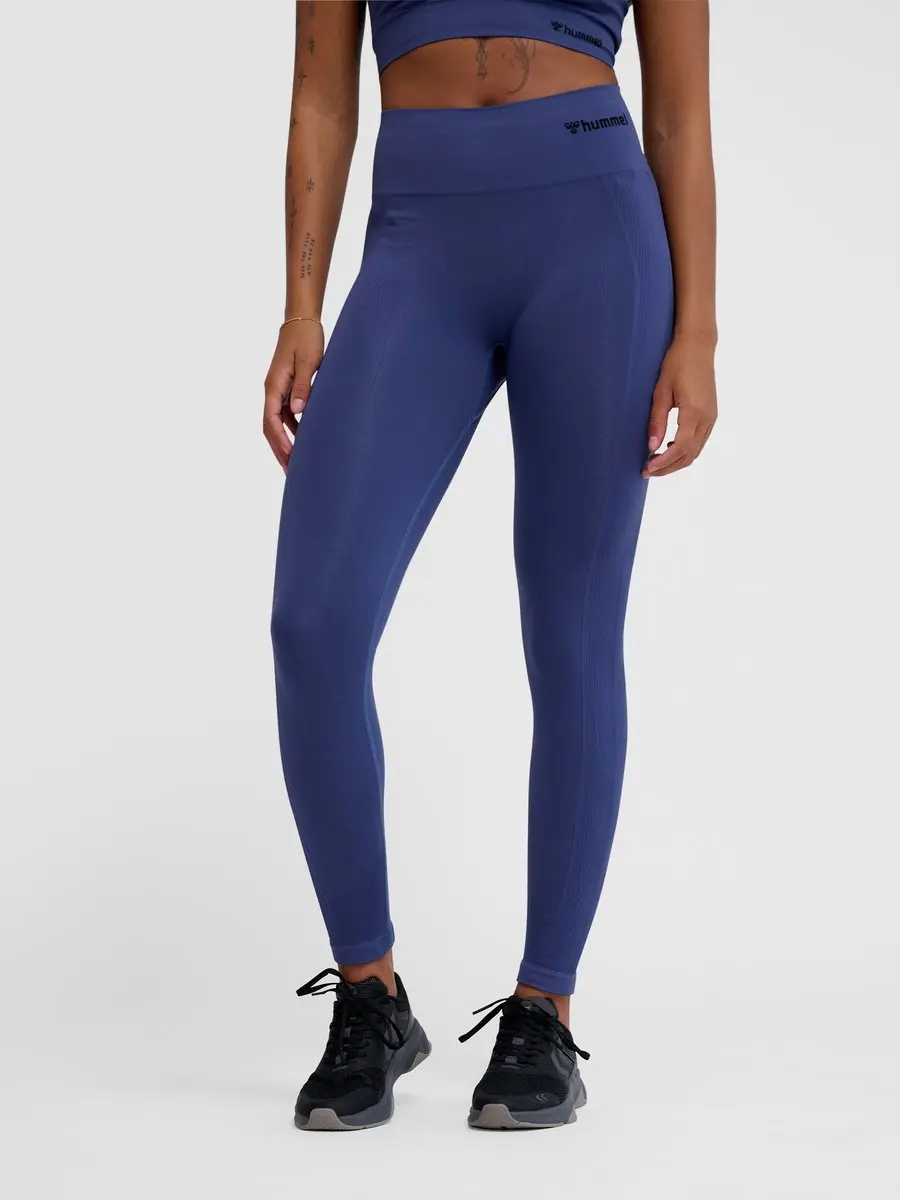 Hummel TIF Naadloze Legging Hoge Taille - S - Indigo - afbeelding 5 van 6