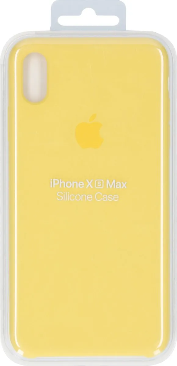 Apple iPhone Xs Max Siliconen Hoesje - Geel MW962ZM/A