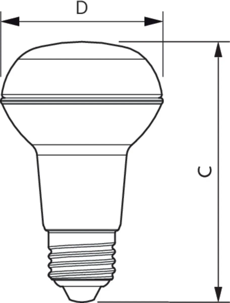 Philips Corepro LED Spot E27 R63 3W 2700K - Extra Warm Wit