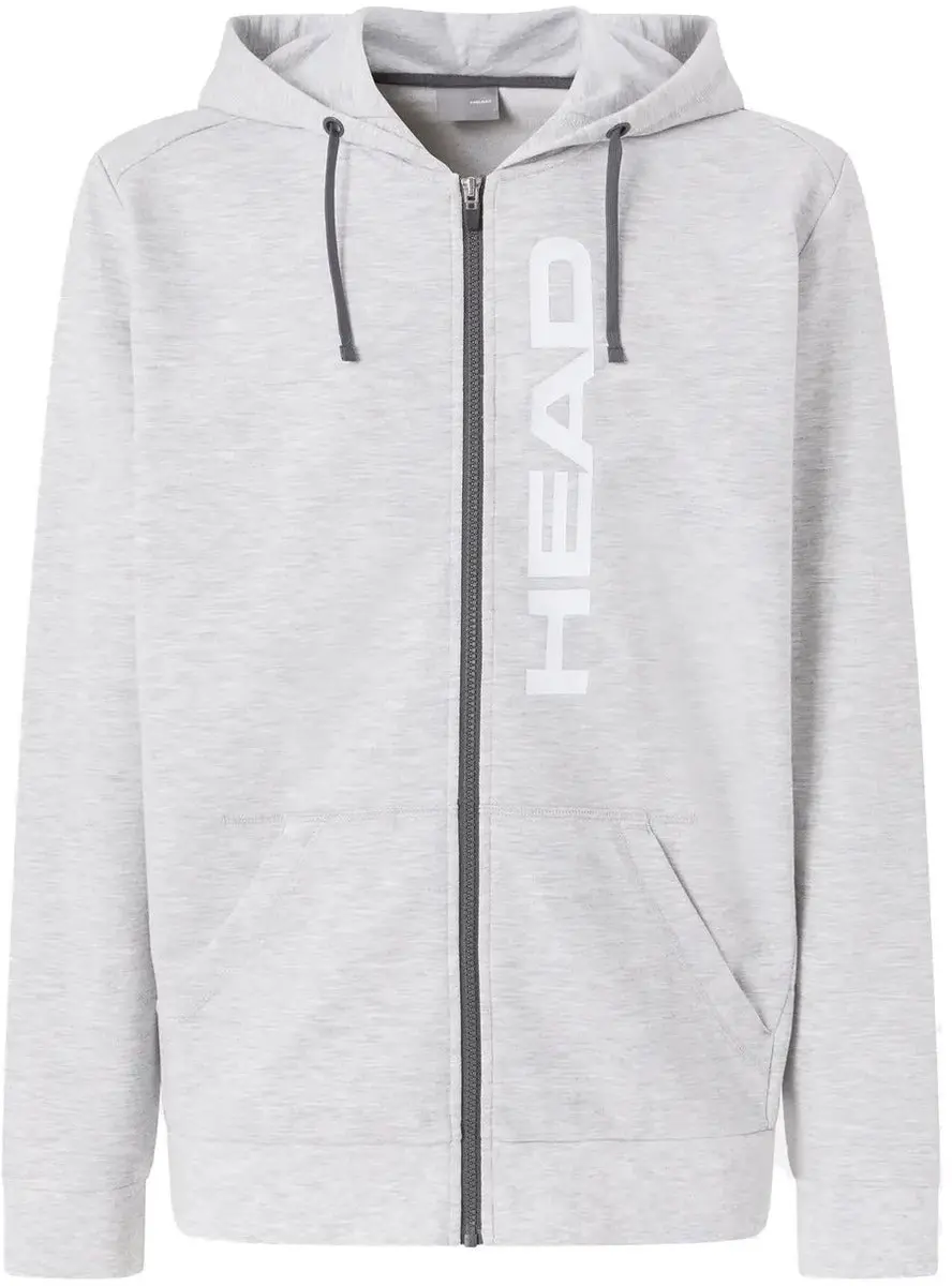 Head Club Original Hoodie FZ Grey Melange