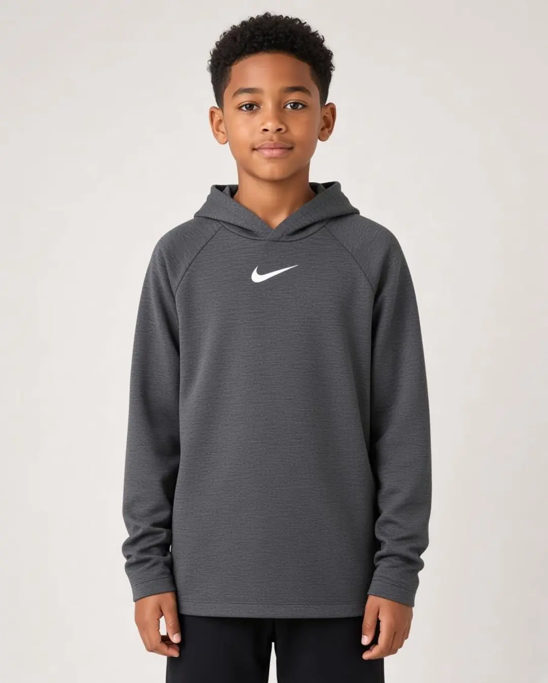 Nike Dri-FIT Academy Hoodie Junior (Grijs/Wit) Maat 137/147