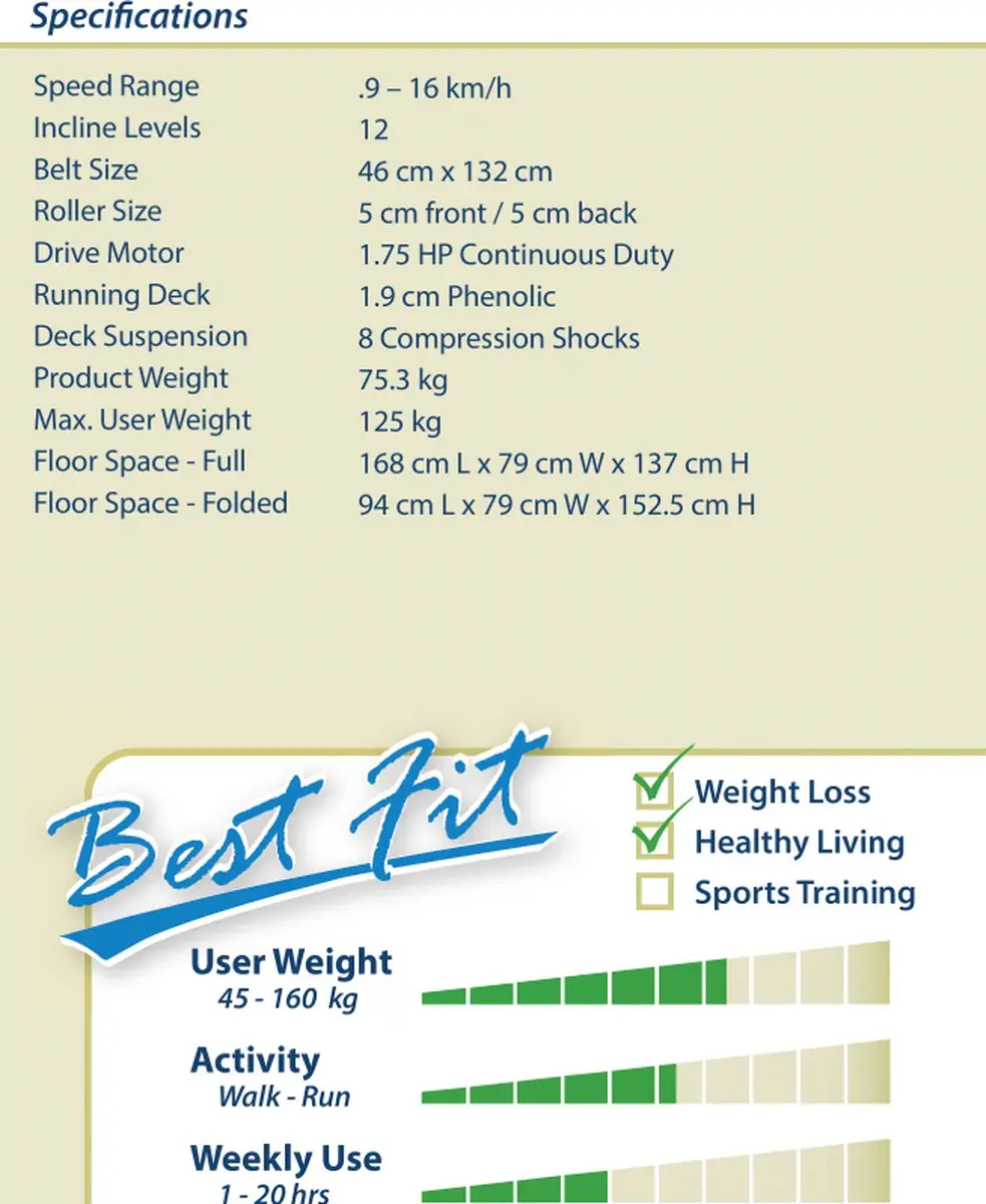 LifeSpan Fitness TR800 Loopband - 21 Programma's - afbeelding 6 van 6