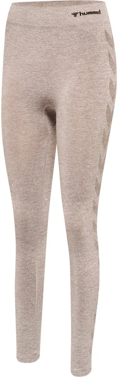 Hummel CI Seamless Mid Waist Tights - M - Driftwood Melange - afbeelding 2 van 6