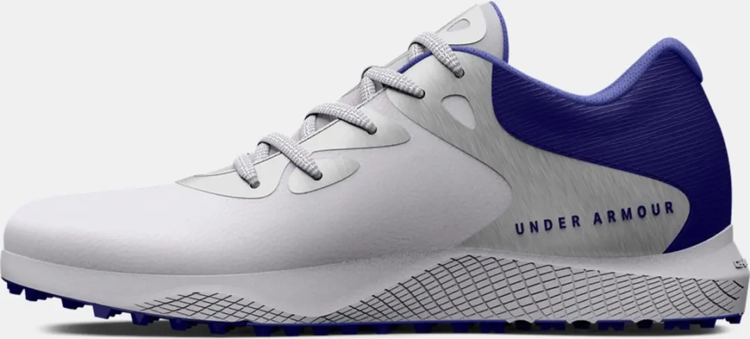 UA W Charged Breathe 2 SL-White / Metallic Silver / Baja Blue