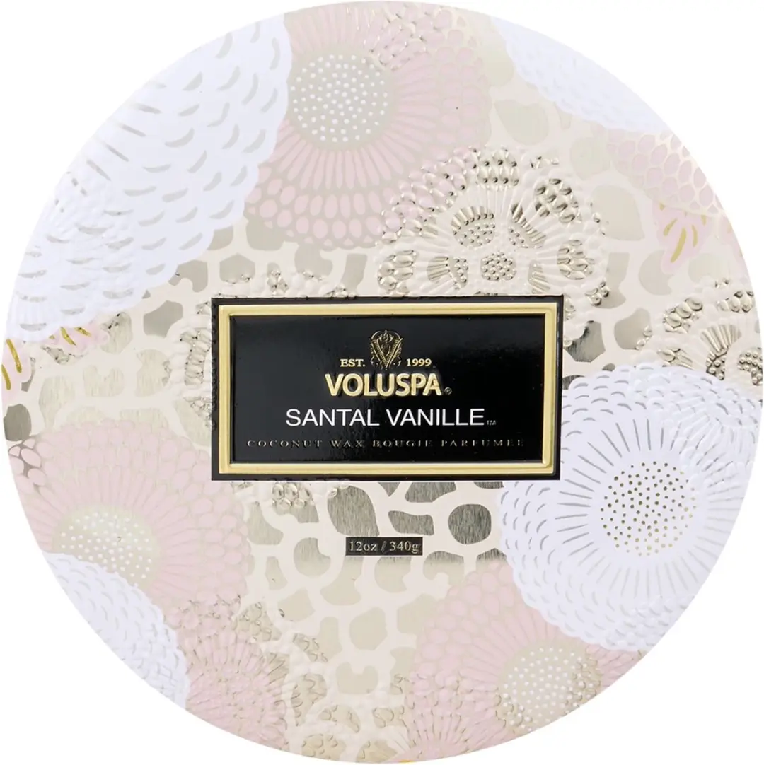 Voluspa Japonica Collection Santal Vanille Geurkaars 340g - afbeelding 2 van 3