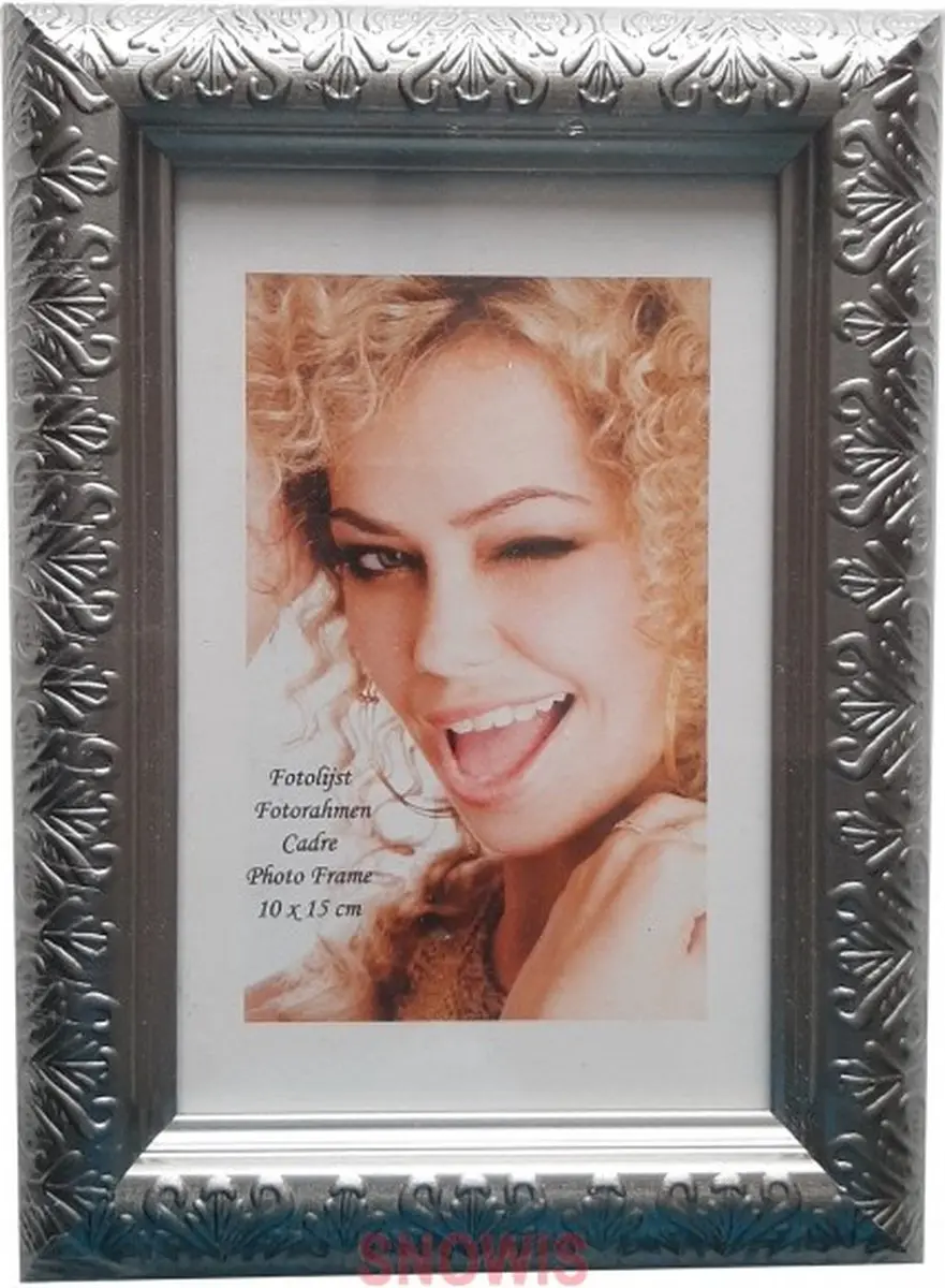 Fotolijst Zilver 10 x 15 cm Barok
