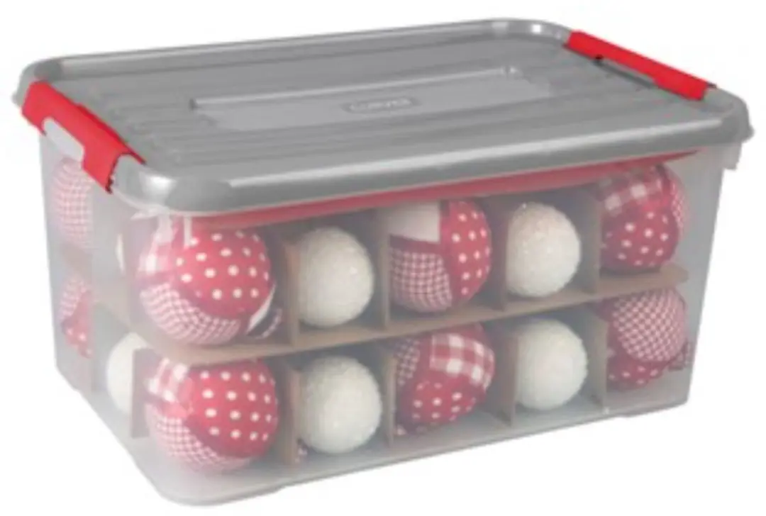 Curver Kerstballen opbergbox 20L