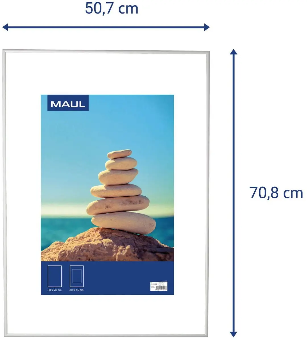 MAULdesign Fotolijst 50x70cm Zilver - afbeelding 2 van 6