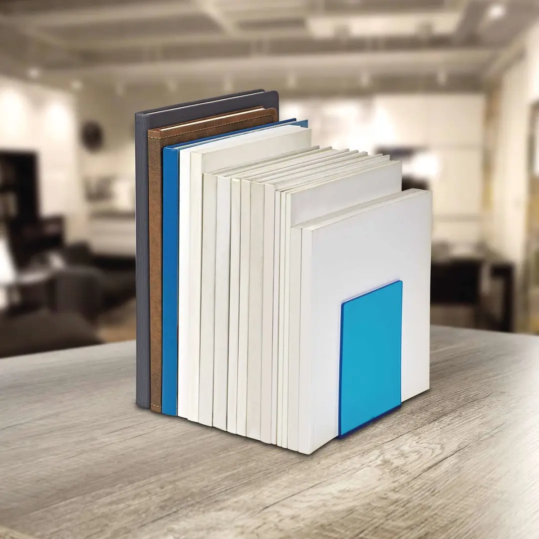MAUL Boekensteun 3513631 - 2 Stuks - Neon-blauw - afbeelding 3 van 6