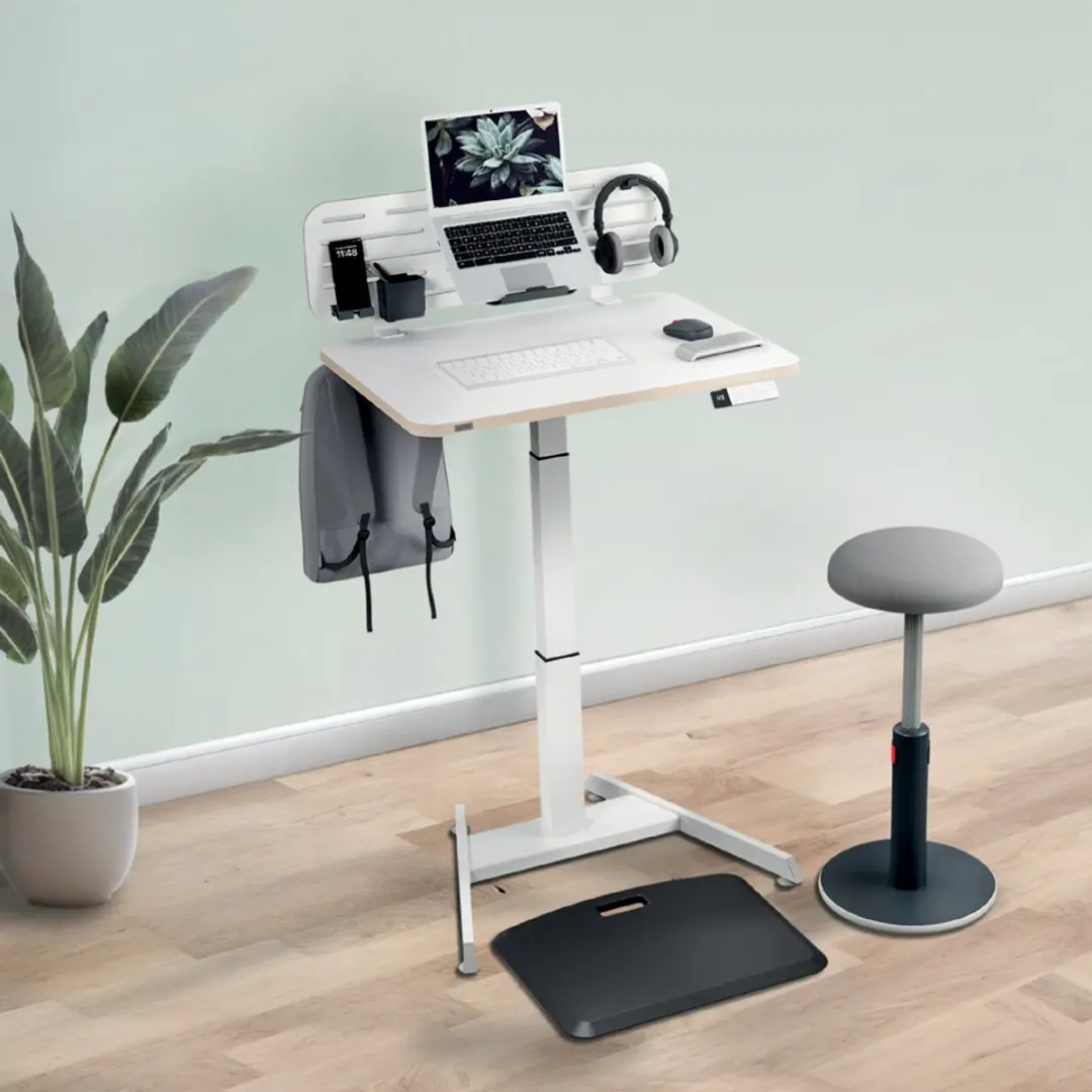 Leitz Ergo Zit Sta Bureau Elektrisch 80x60cm Wit - afbeelding 5 van 6