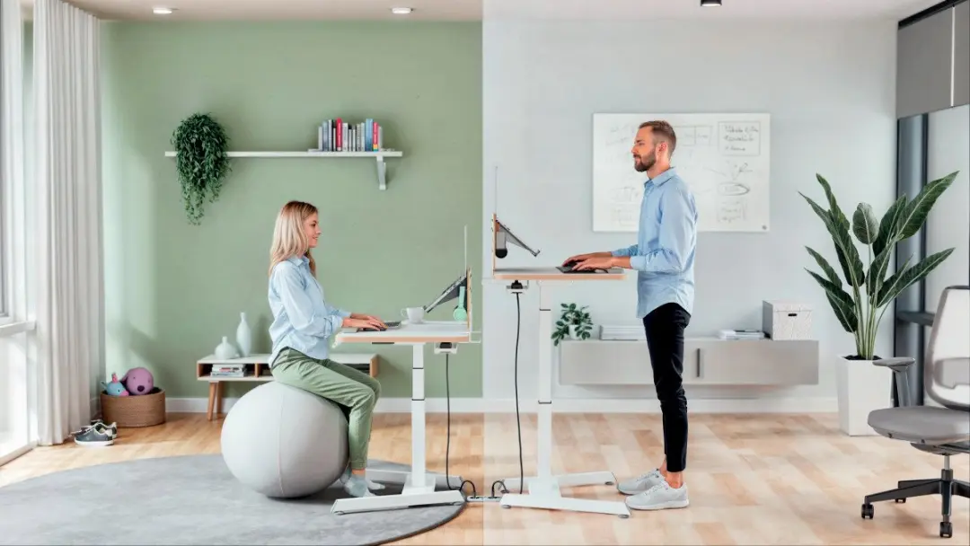 Leitz Ergo Zit Sta Bureau Elektrisch 80x60cm Wit - afbeelding 4 van 6