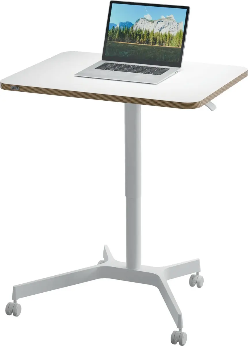 Leitz Ergo Mobiel Zit-Sta Bureau 80x60cm Wit