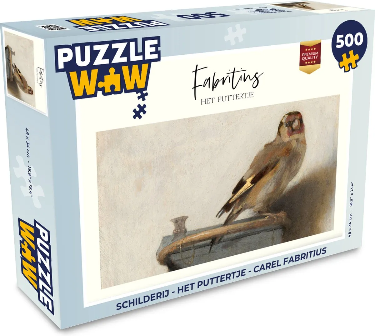 PuzzleWow Het Puttertje Legpuzzel 500 Stuks