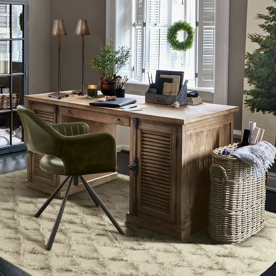 Loberon Woodmore Bureau - Antiekbruin - afbeelding 5 van 6
