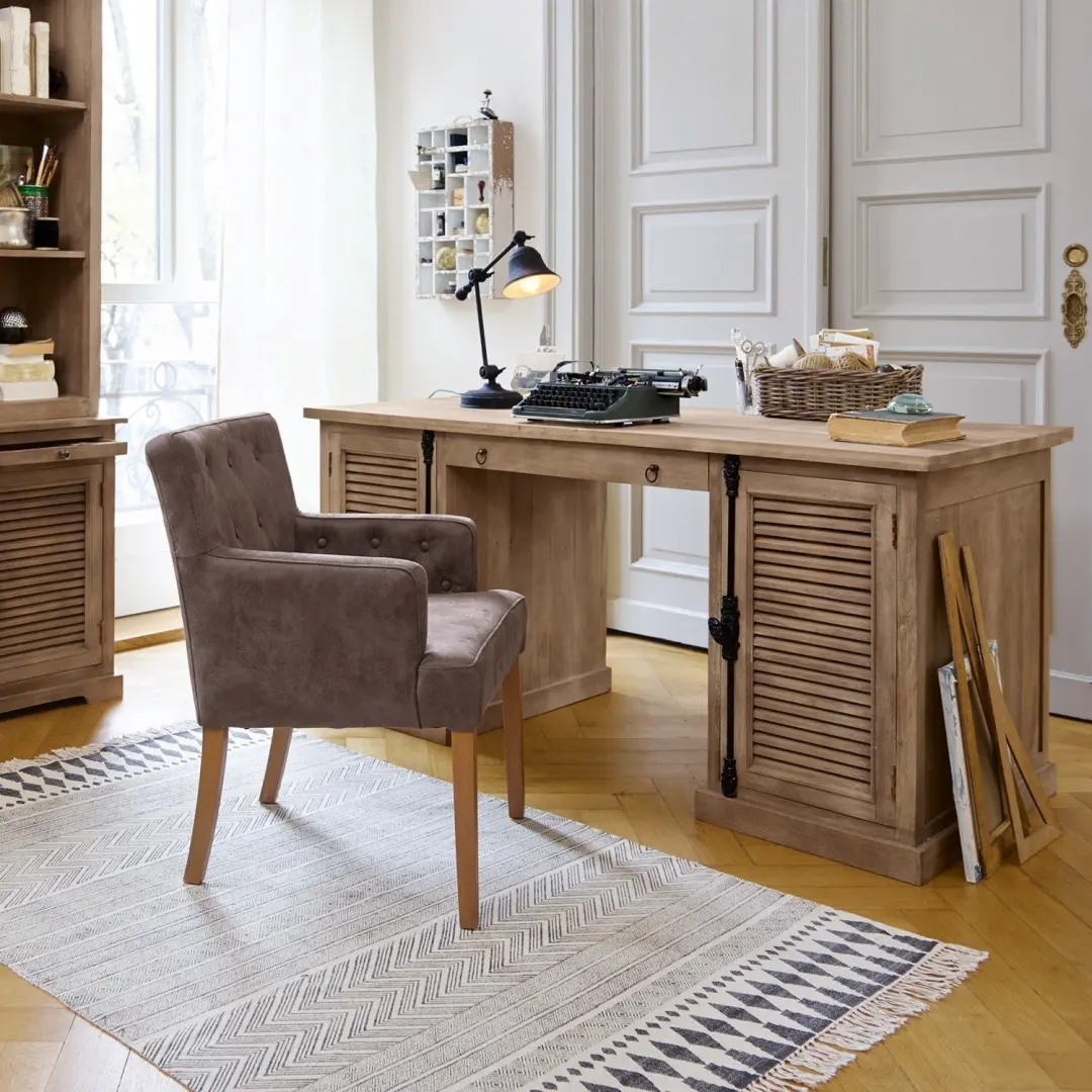Loberon Woodmore Bureau - Antiekbruin - afbeelding 6 van 6