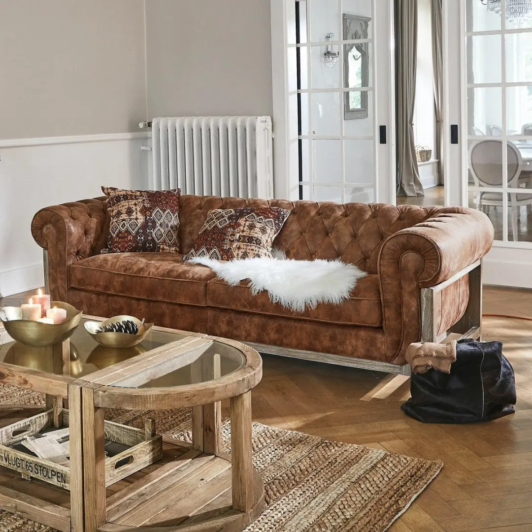 Loberon Swansboro Bank bruin - afbeelding 3 van 6