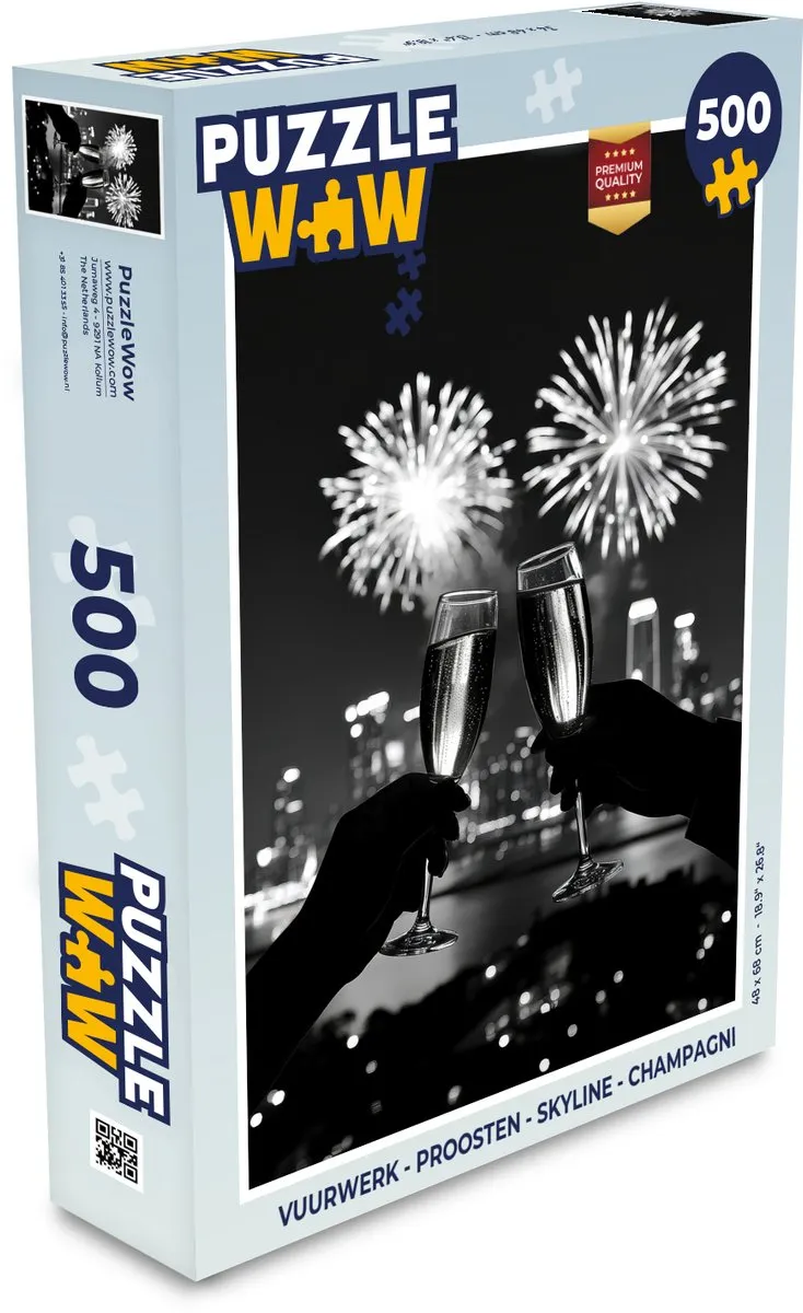 PuzzleWow Proosten Skyline Legpuzzel 500 Stuks