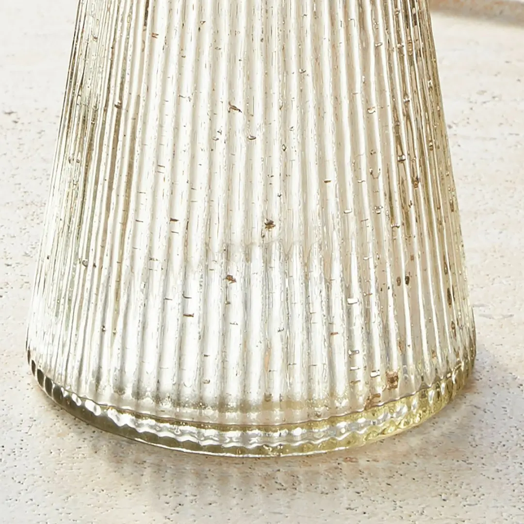Loberon Vaasset Mareilou - 2 Stuks Ø15cm Heldere Glas - afbeelding 4 van 4