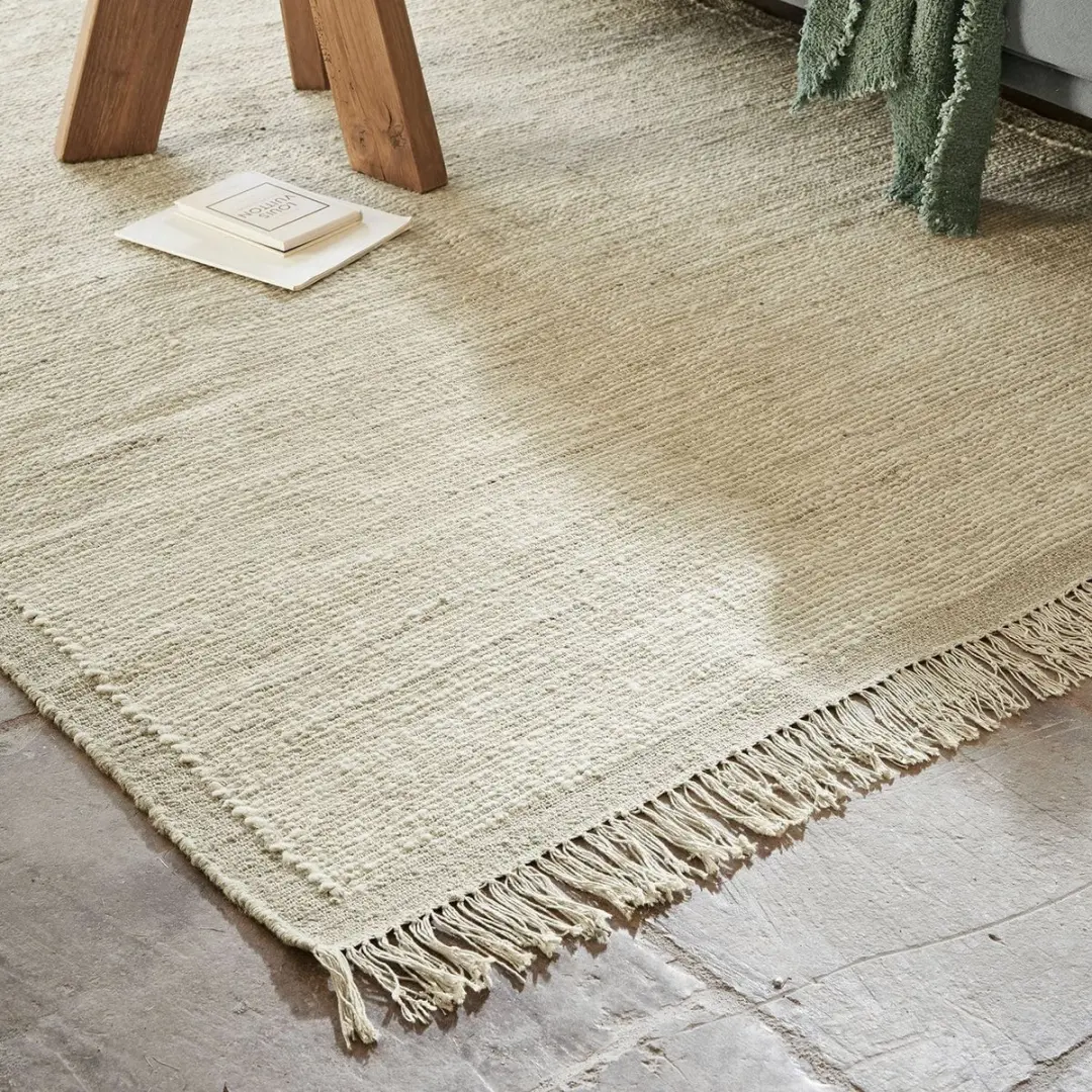 Loberon Placidia Vloerkleed - beige - afbeelding 6 van 6