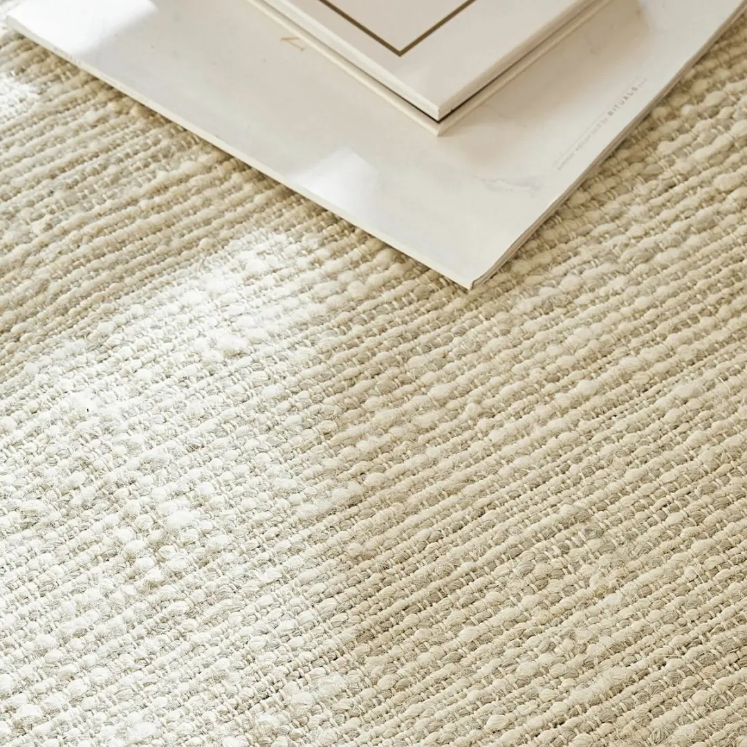 Loberon Placidia Vloerkleed - beige - afbeelding 4 van 6