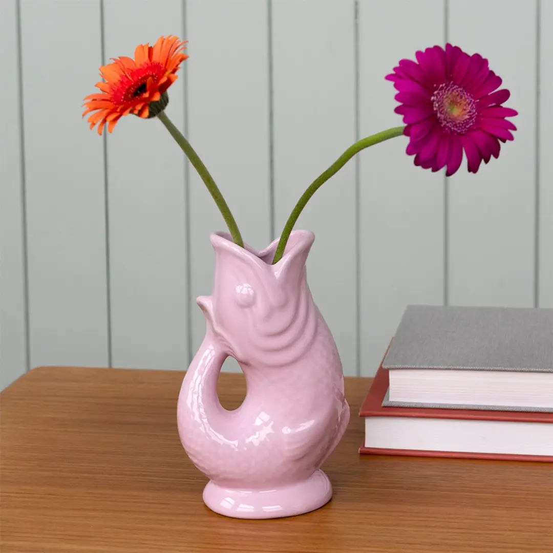 Rex London Keramische Visvaas Roze - afbeelding 3 van 3