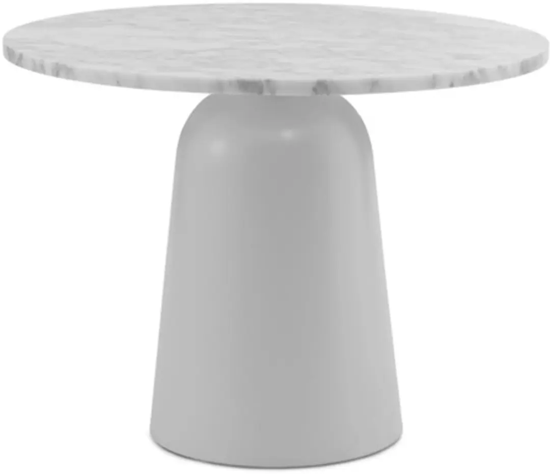Normann Copenhagen Turn Table Marble Bijzettafel 55cm Wit