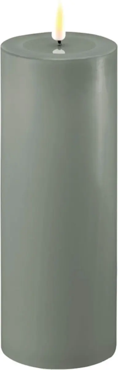 Deluxe Homeart LED Stompkaars Salie Groen 7,5x20cm