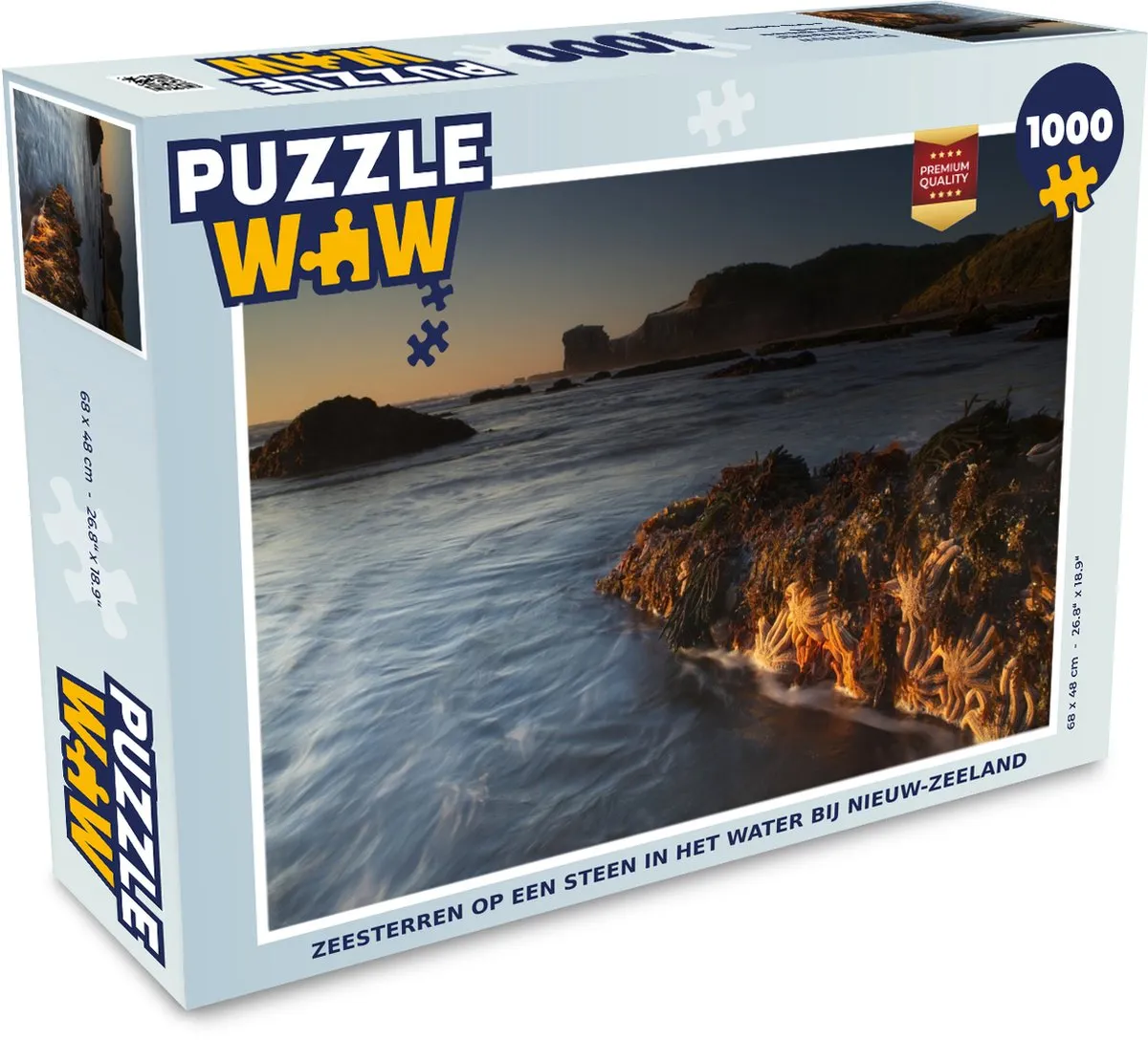 PuzzleWow Legpuzzel Zeesterren Nieuw-Zeeland 1000 Stuks