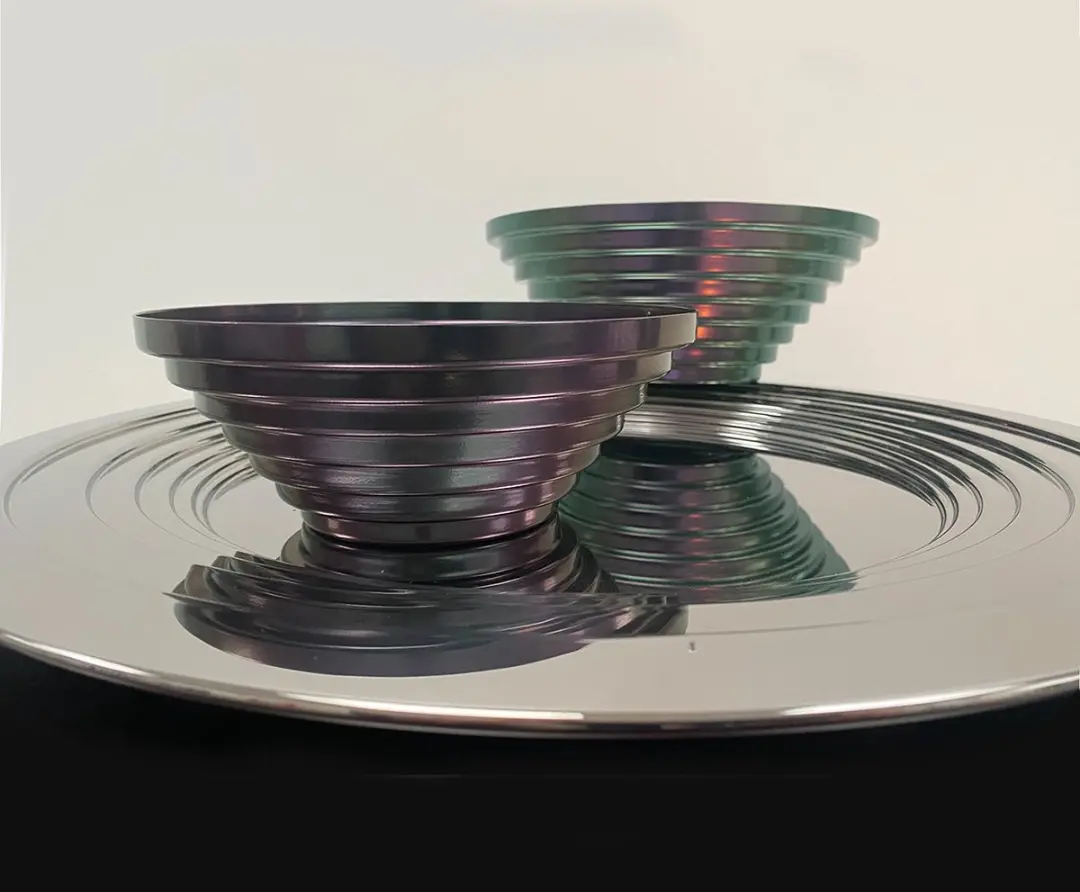 Alessi Maya Decoratieve Kom 25cm - Paars/groen - afbeelding 3 van 3
