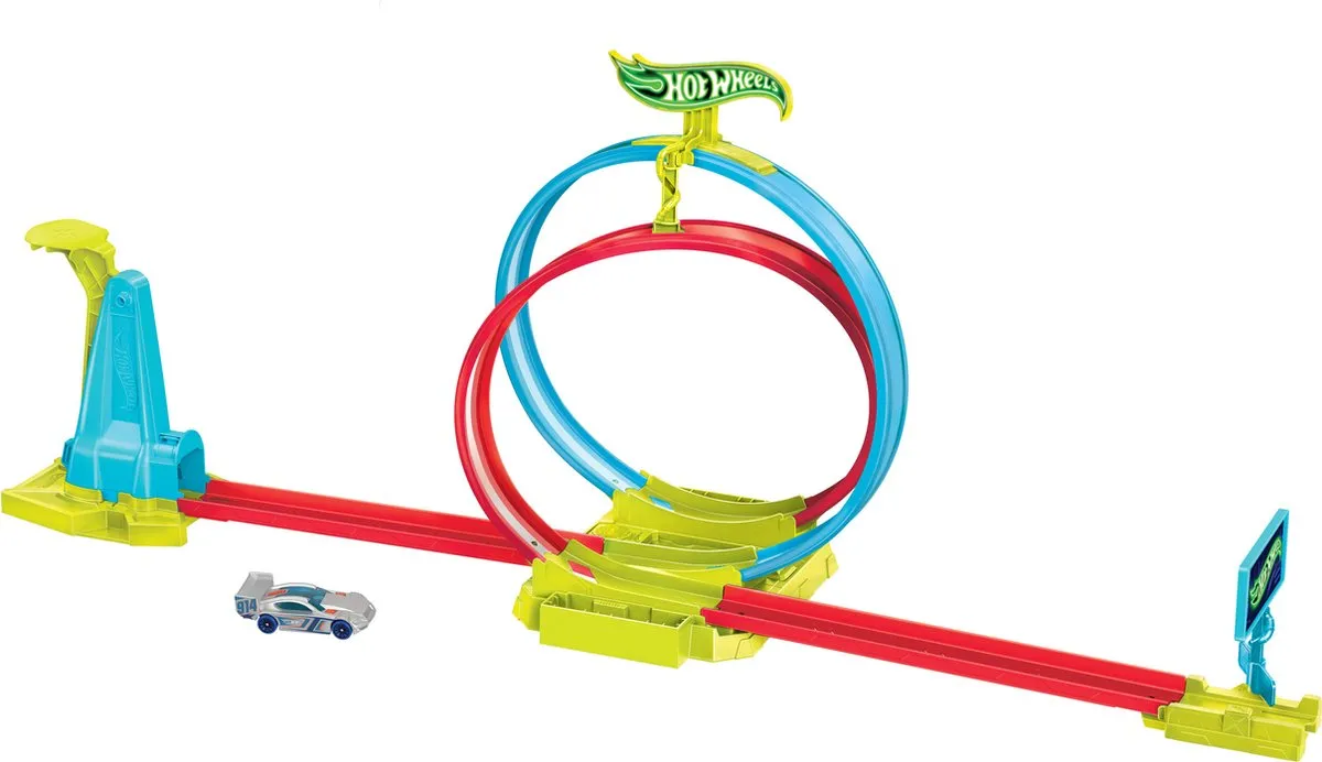 Hot Wheels Neon Snelheidsduivels Baanset HPC05
