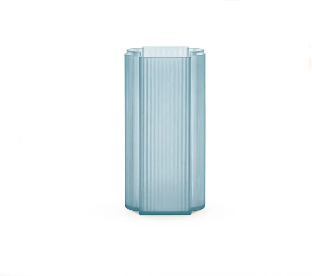 Kartell Okra-Hoge-Vaas-Licht-Blauw