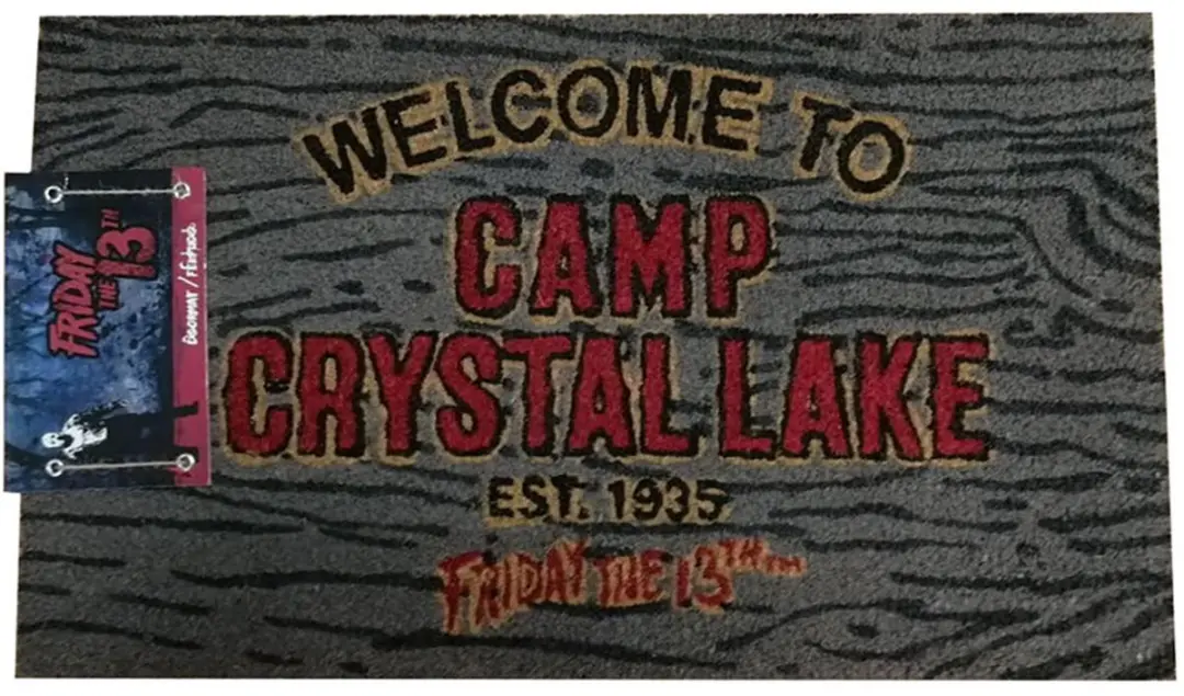 Friday 13th Welcome Camp Crystal doormat